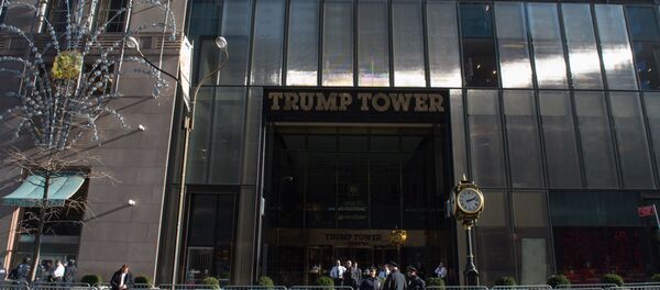 Небоскреб Trump Tower, где расположен головной офис Trump Organization, Нью-Йорк, Пятая авеню - Sputnik Азербайджан