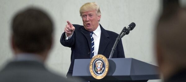 Выступление президента США Дональда Трампа - Sputnik Азербайджан