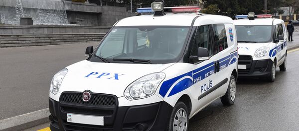 Автомобили патрульно-постовой службы в Баку Автомобили патрульно-постовой службы в Баку - Sputnik Азербайджан