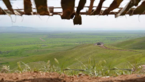 Вид на освобожденное от оккупации село Чоджук Марджанлы Джабраильского района - Sputnik Азербайджан