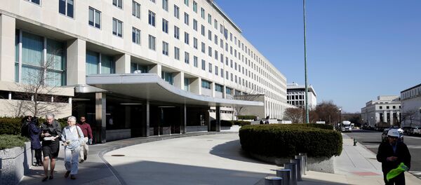 Здание Государственного департамента США в Вашингтоне Здание Государственного департамента США в Вашингтоне - Sputnik Азербайджан
