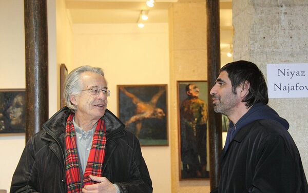 Нияз Наджафов выставил свои работы в известной галереи Парижа Schwab Beaubourg - Sputnik Азербайджан