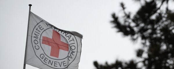 Флаг Международного Комитета Красного Креста, фото из архива Флаг Международного Комитета Красного Креста, фото из архива - Sputnik Азербайджан