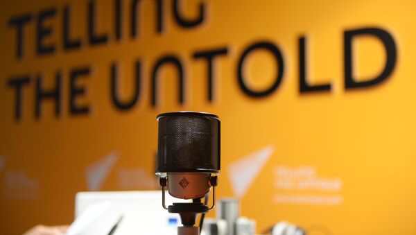 В студии радио Sputnik - Sputnik Азербайджан