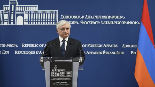 Пресс-конференция Министра иностранных дел Эдварда Налбандяна - Sputnik Азербайджан