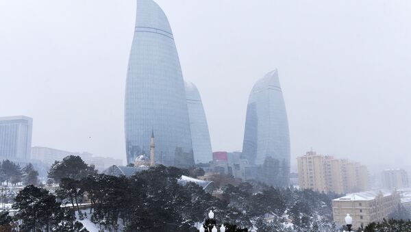 Снег в Баку, архивное фото - Sputnik Азербайджан