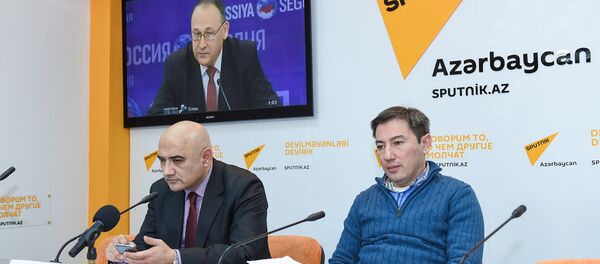 Видеомост Москва – Минск – Астана – Кишинев – Баку на тему Внешнеполитические приоритеты государств СНГ - Sputnik Азербайджан