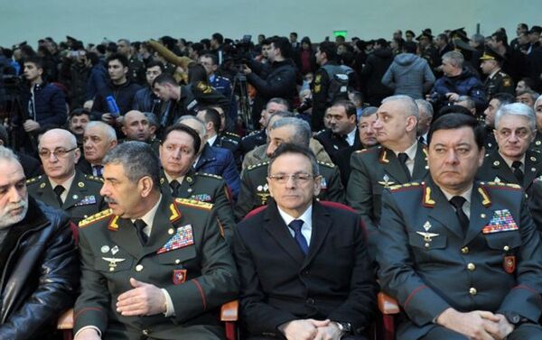Церемония прощания с шехидом Чингизом Гурбановым в Баку - Sputnik Азербайджан