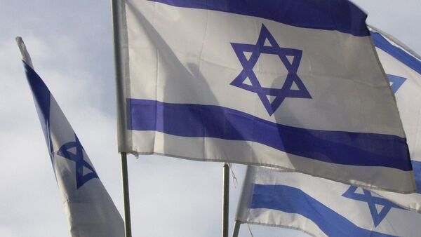 Флаги Израиля, фото из архива - Sputnik Azərbaycan