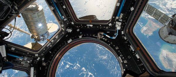 Международная космическая станция, фото из архива - Sputnik Азербайджан