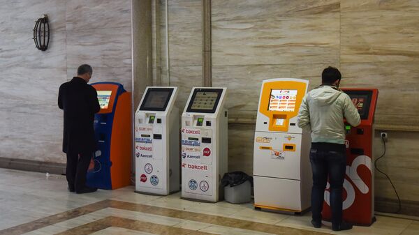 Платежные терминалы в Баку, фото из архива - Sputnik Азербайджан