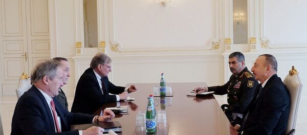 Президент Ильхам Алиев принял Джозефа Данфорда - Sputnik Азербайджан