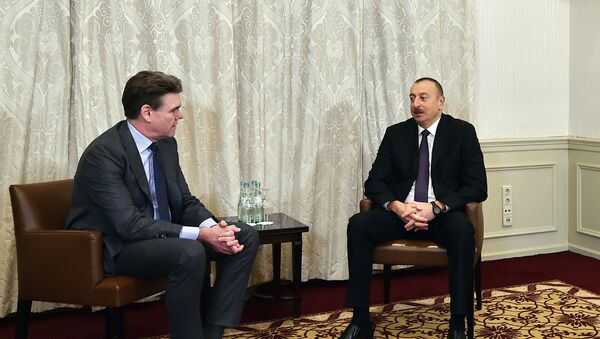 Президент Азербайджана встретился в Мюнхене с главным исполнительным секретарем компании MAN SE - Sputnik Азербайджан