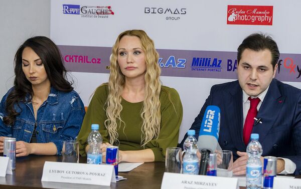 Прошла пресс-конференция по смене руководства модельного агенства FMS Models - Sputnik Азербайджан