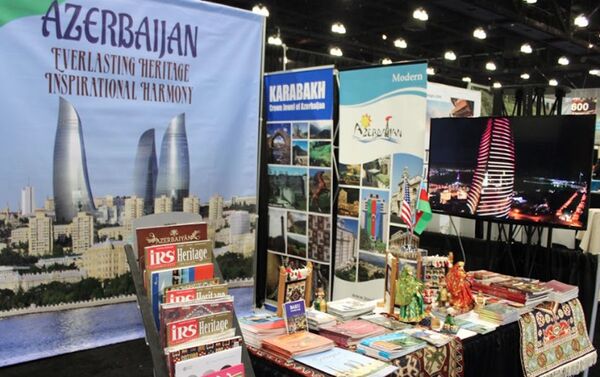 Азербайджан был успешно представлен на международной выставке Лос-Анджелес: путешествия и приключения в Лос-Анджелесе - Sputnik Азербайджан