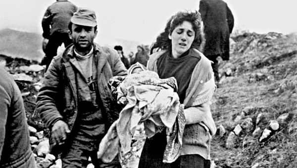 Ходжалинская резня, фото из архива - Sputnik Азербайджан