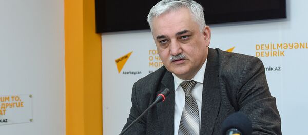 Пресс-конференция на тему Каким будет курс маната в ближайшее время - Sputnik Азербайджан