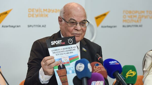 Пресс-конференция на тему Перспективы развития азербайджанского спорта в свете Исламиады - Sputnik Azərbaycan