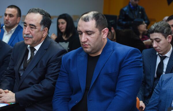 Пресс-конференция на тему Перспективы развития азербайджанского спорта в свете Исламиады - Sputnik Азербайджан
