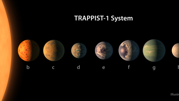 Планеты звезды TRAPPIST-1 - Sputnik Азербайджан
