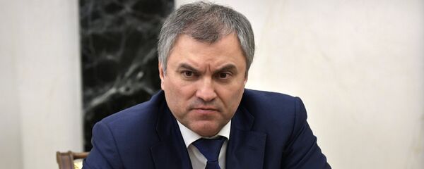 Председатель Государственной Думы РФ Вячеслав Володин Председатель Государственной Думы РФ Вячеслав Володин - Sputnik Азербайджан