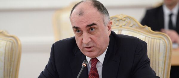 Министр иностранных дел Азербайджана Эльмар Мамедъяров, фото из архива - Sputnik Азербайджан
