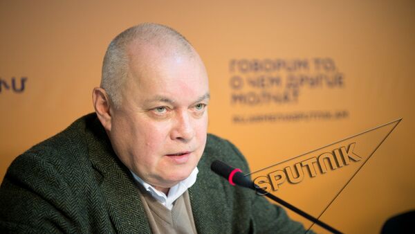 Дмитрий Киселев в пресс-центре Sputnik Армения - Sputnik Азербайджан