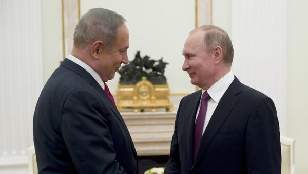 Benjamin Netanyahu və Vladimir Putin - Sputnik Azərbaycan