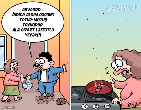 Çiy və qızarmış toyuq Çiy və qızarmış toyuq - Sputnik Azərbaycan