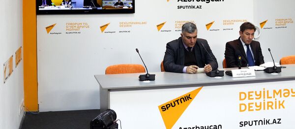 Видеомост тему Экономическая повестка дня Содружества Независимых Государств Видеомост тему Экономическая повестка дня Содружества Независимых Государств - Sputnik Азербайджан