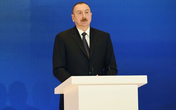 İlham Əliyev V Qlobal Bakı Forumunun açılışında iştirak edib - Sputnik Azərbaycan