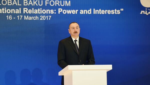 Ильхам Алиев принял участие в открытии V Глобального Бакинского Форума - Sputnik Азербайджан