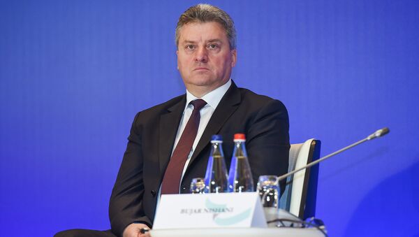 Президент Македонии Георге Иванов - Sputnik Азербайджан