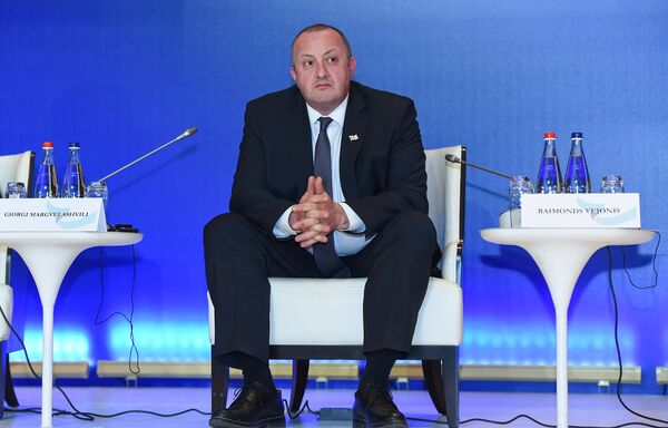 Президент Грузии Георгий Маргвелашвили Президент Грузии Георгий Маргвелашвили - Sputnik Азербайджан
