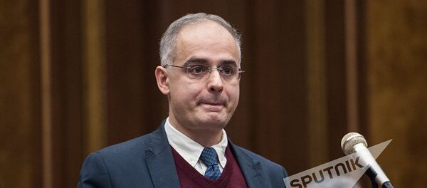 Руководитель парламентской фракции Армянский национальный конгресс Левон Зурабян - Sputnik Азербайджан