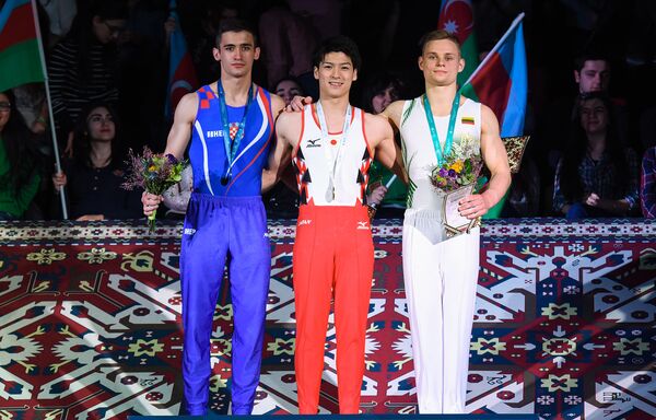 Финал Кубка мира по спортивной гимнастике в Баку - Sputnik Азербайджан