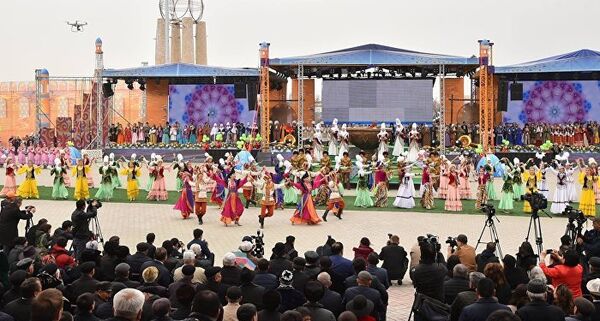 Празднование Наурыза в Туркестане - Sputnik Азербайджан