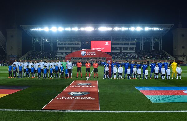 Футбольный матч между сборными Азербайджана и Германии в рамках отборочного этапа Чемпионата мира 2018 года - Sputnik Азербайджан