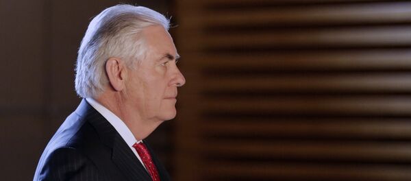 Госсекретарь США Рекс Тиллерсон, фото из архива Госсекретарь США Рекс Тиллерсон, фото из архива - Sputnik Азербайджан