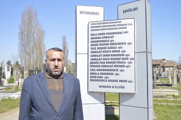 Sütəmurdov kənd sakini Hacı Fəxri Sadıqov Sütəmurdov kənd sakini Hacı Fəxri Sadıqov - Sputnik Azərbaycan