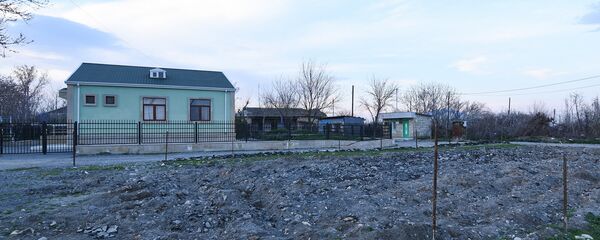 Вид на село Гапанлы Тертерского района, фото из архива Вид на село Гапанлы Тертерского района, фото из архива - Sputnik Азербайджан