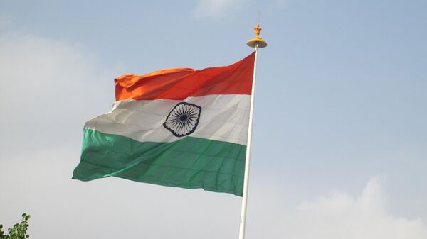 Флаг Индии, фото из архива - Sputnik Азербайджан