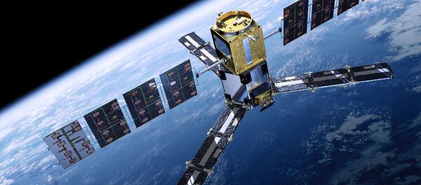 Спутник на орбите, фото из архива - Sputnik Азербайджан