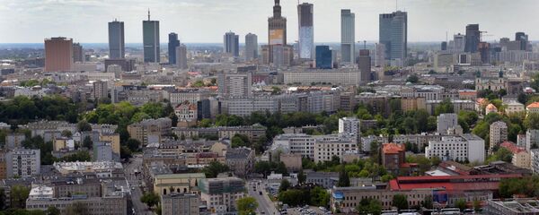 Вид на центр Варшавы и Свентокшиский мост через реку Вислу, 18 марта 2012 года Вид на центр Варшавы и Свентокшиский мост через реку Вислу, 18 марта 2012 года - Sputnik Азербайджан