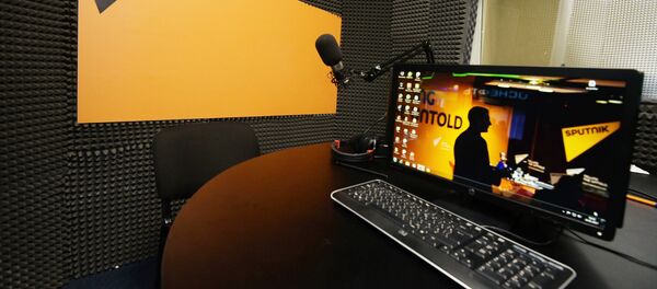 В студии радио Sputnik - Sputnik Азербайджан
