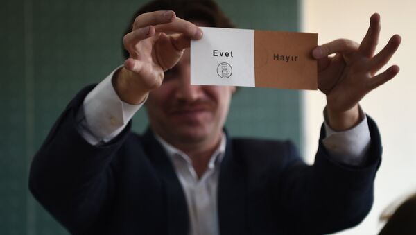 referandum- oy sayımı - evet - Sputnik Azərbaycan