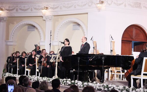 Открытие фестиваля имени Ростроповича состоялось в Азербайджанской государственной филармонии - Sputnik Азербайджан