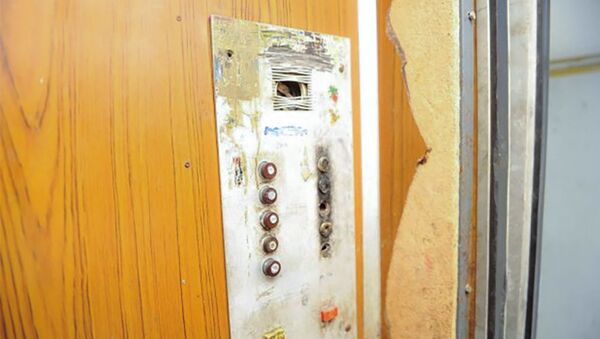 Кнопочная панель лифта, фото из архива - Sputnik Азербайджан