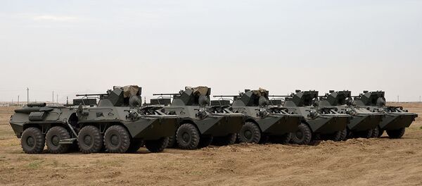 БМП производства РФ на полигоне в Азербайджане - Sputnik Азербайджан