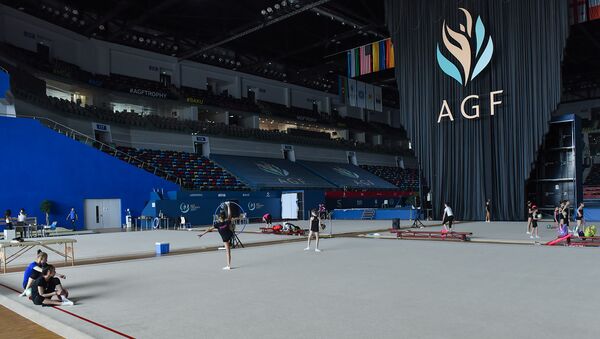Milli Gimnastika Arenasında media nümayəndələri üçün tur təşkil olunub - Sputnik Azərbaycan